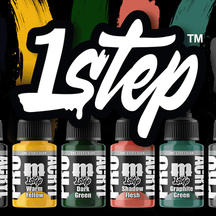 Pro Acryl 1 Step Paint Set One - 12 Colors