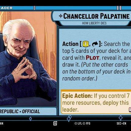 SEC – Chancellor Palpatine - How Liberty Dies – 001