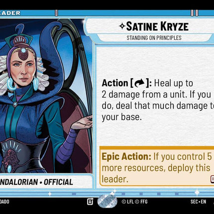 SEC – Satine Kryze - Standing on Principles – 005