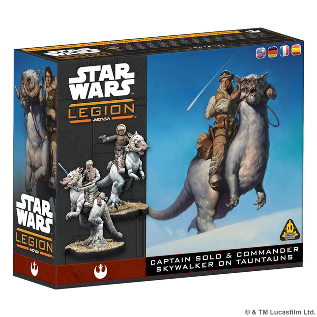 Star Wars Legion Han Solo & Luke Skywalker On Tauntaun