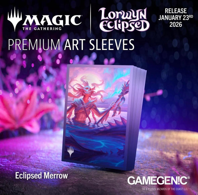MAGIC: THE GATHERING LORWYN ECLIPSED — PREMIUM ART SLEEVES - ECLIPSED MERROW