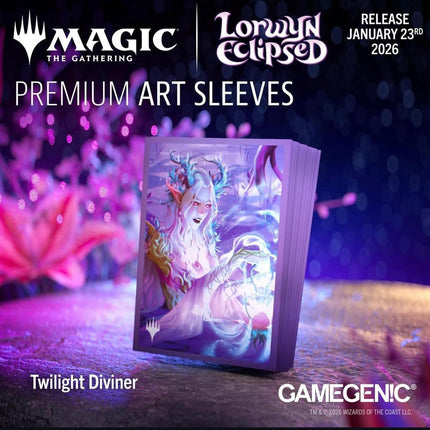 MAGIC: THE GATHERING LORWYN ECLIPSED — PREMIUM ART SLEEVES - TWILIGHT DIVINER