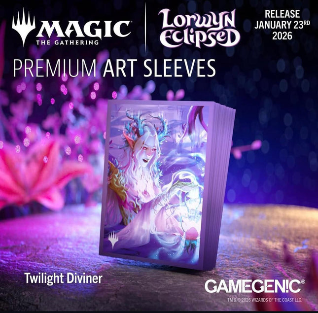 MAGIC: THE GATHERING LORWYN ECLIPSED — PREMIUM ART SLEEVES - TWILIGHT DIVINER