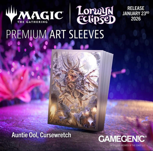 MAGIC: THE GATHERING LORWYN ECLIPSED — PREMIUM ART SLEEVES - AUNTIE OOL, CURSEWRETCH