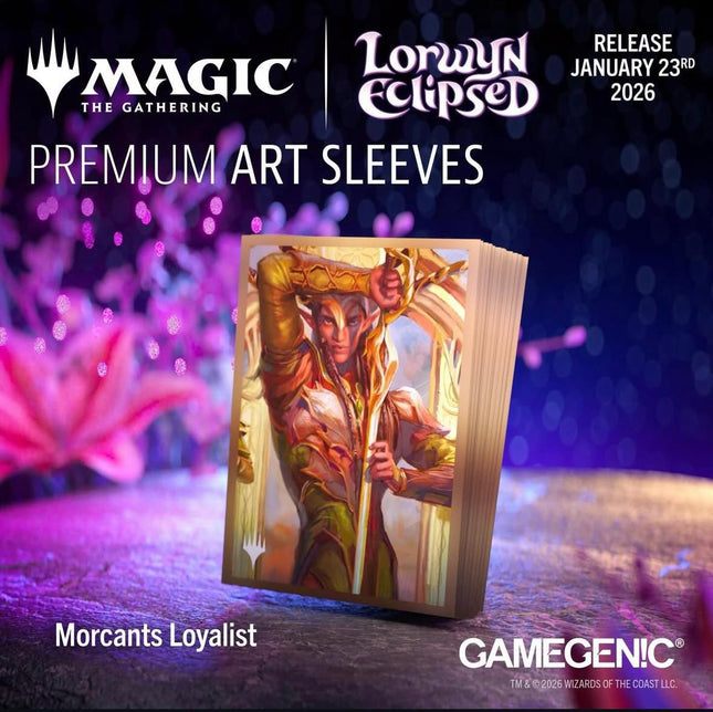MAGIC: THE GATHERING LORWYN ECLIPSED — PREMIUM ART SLEEVES - MORCANTS LOYALIST