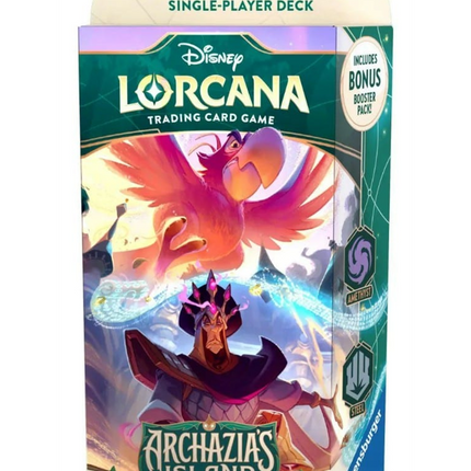 Disney Lorcana TCG: Archazia's Island Starter Deck Amethyst & Steel (Iago & Jafar)