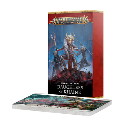 WARSCROLL CARDS: DAUGHTERS OF KHAINE ENG