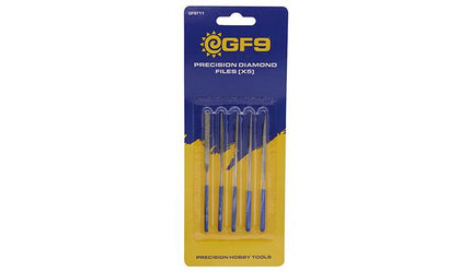 GF9T11 "Precision " Diamond Files (x5)