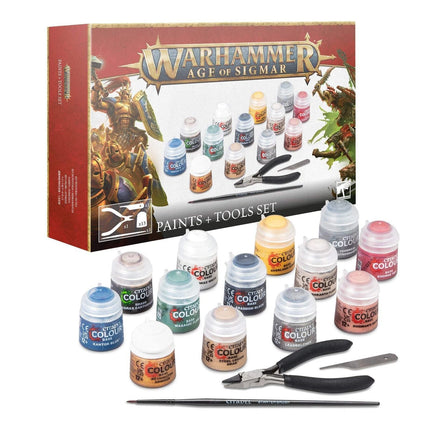 Age of Sigmar: Paints + Tools Set