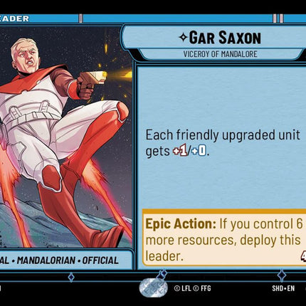 SHD – Gar Saxon - Viceroy of Mandalore – 001