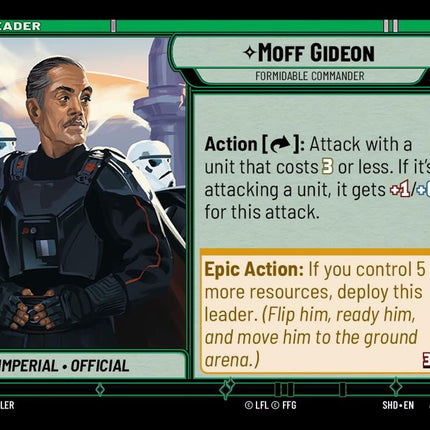 SHD – Moff Gideon - Formidable Commander – 007