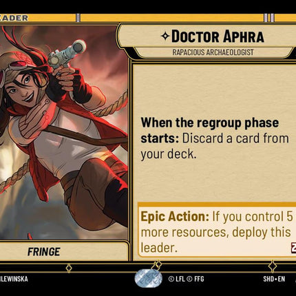 SHD – Doctor Aphra - Rapacious Archaeologist – 015