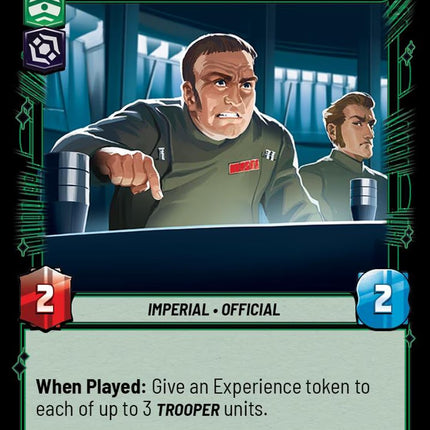 SHD – General Tagge - Concerned Commander – 081
