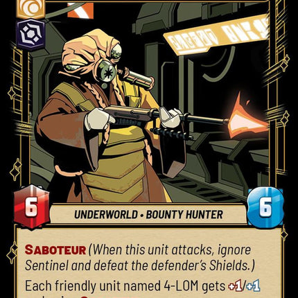 SHD – Zuckuss - Bounty Hunter for Hire – 190