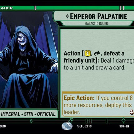 SOR – Emperor Palpatine - Galactic Ruler – 006