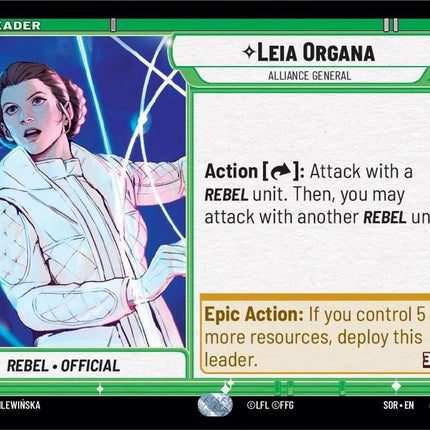 SOR – Leia Organa - Alliance General – 009