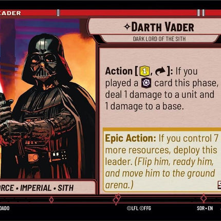 SOR – Darth Vader - Dark Lord of the Sith – 010