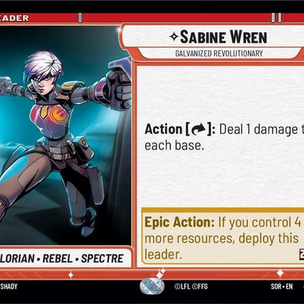 SOR – Sabine Wren - Galvanized Revolutionary – 014