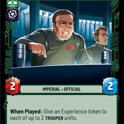 SOR – General Tagge - Concerned Commander – 080