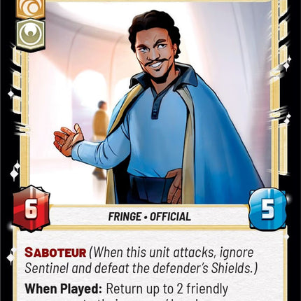 SOR – Lando Calrissian - Responsible Businessman – 197