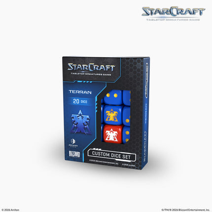 StarCraft Terran Custom Dice Set — supplier image