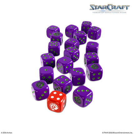 StarCraft Zerg Custom Dice Set — supplier image