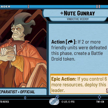 TWI – Nute Gunray - Vindictive Viceroy – 002
