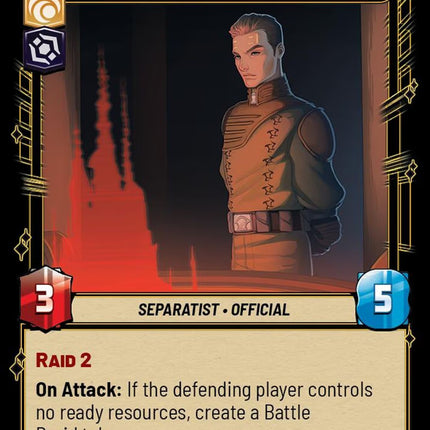 TWI – Rush Clovis - Banking Clan Scion – 183