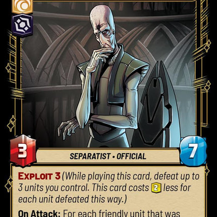 TWI – San Hill - Chairman of the Banking Clan – 186