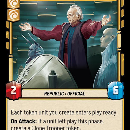 TWI – Chancellor Palpatine - Wartime Chancellor – 203