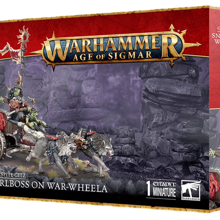 GLOOMSPITE GITZ: SNARLBOSS ON WAR-WHEELA