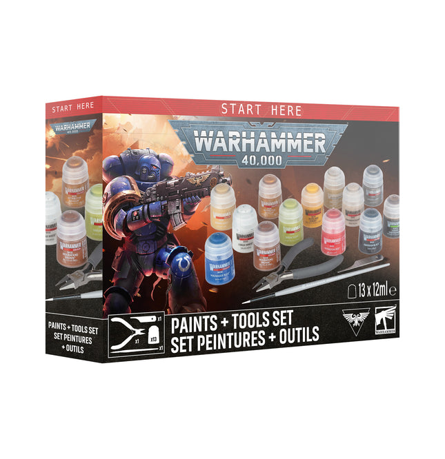40K PAINTS + TOOLS SIM+TRA CHN POL/SCAND